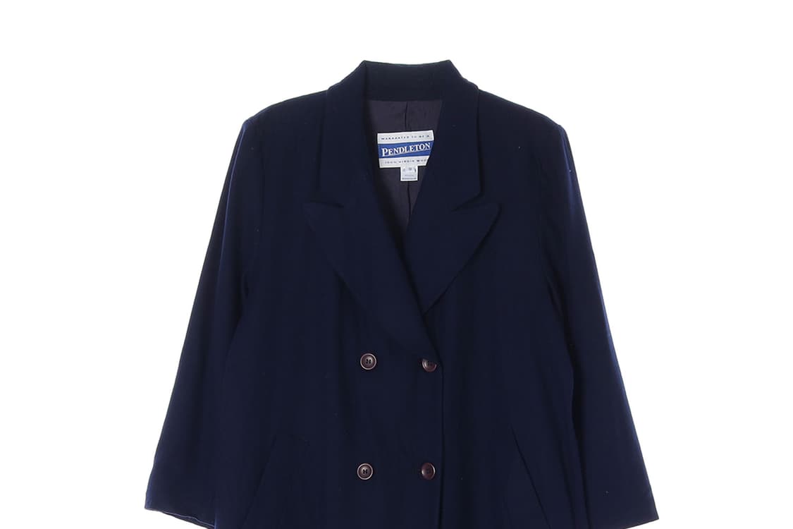 펜들턴 팬들턴 USA 미국발 빈티지 올드모델 롱 코트 네이비 남성 상품이미지2