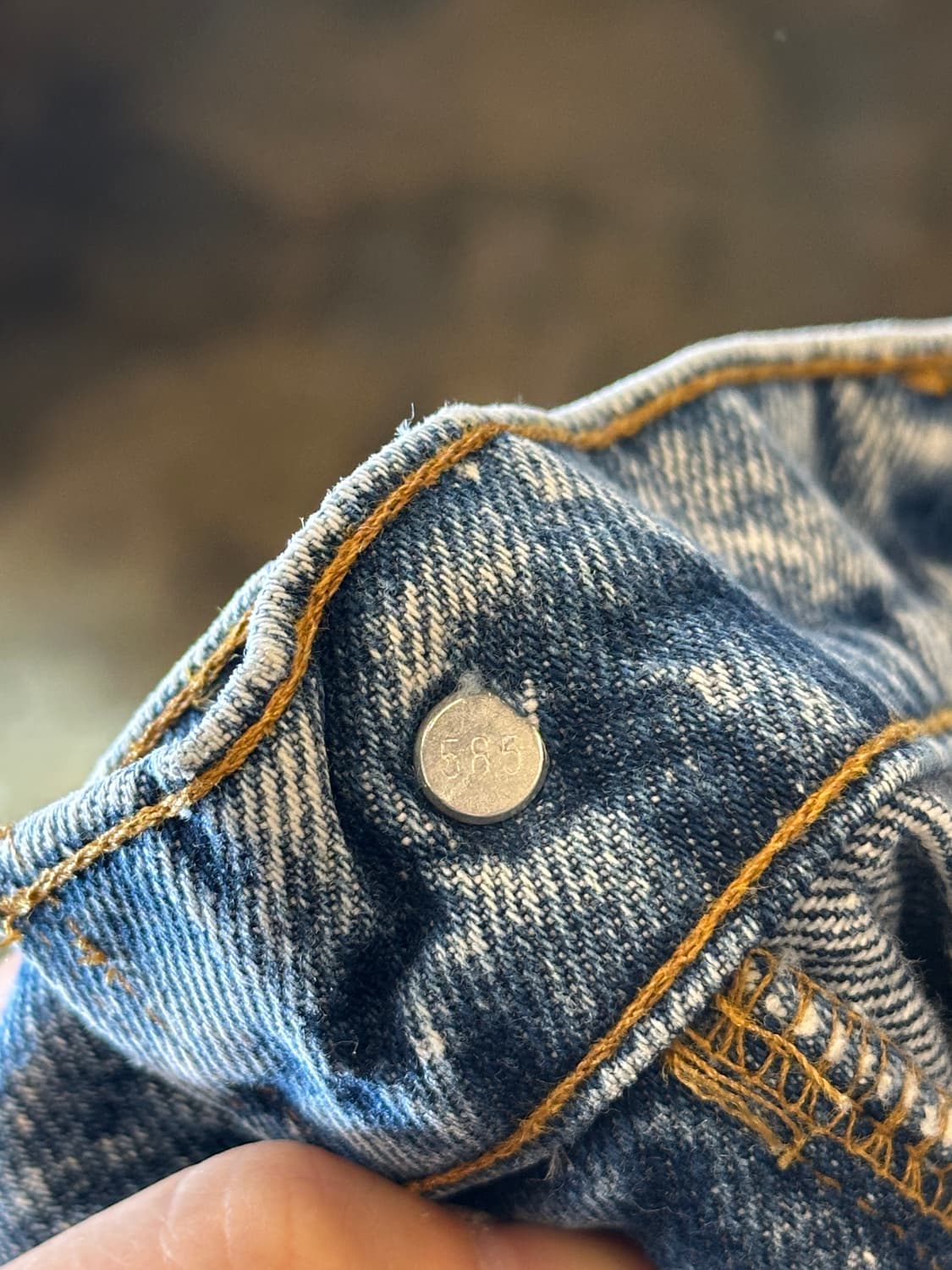 80s USA 오랜지탭 리바이스 550 W36 L34 상품이미지5