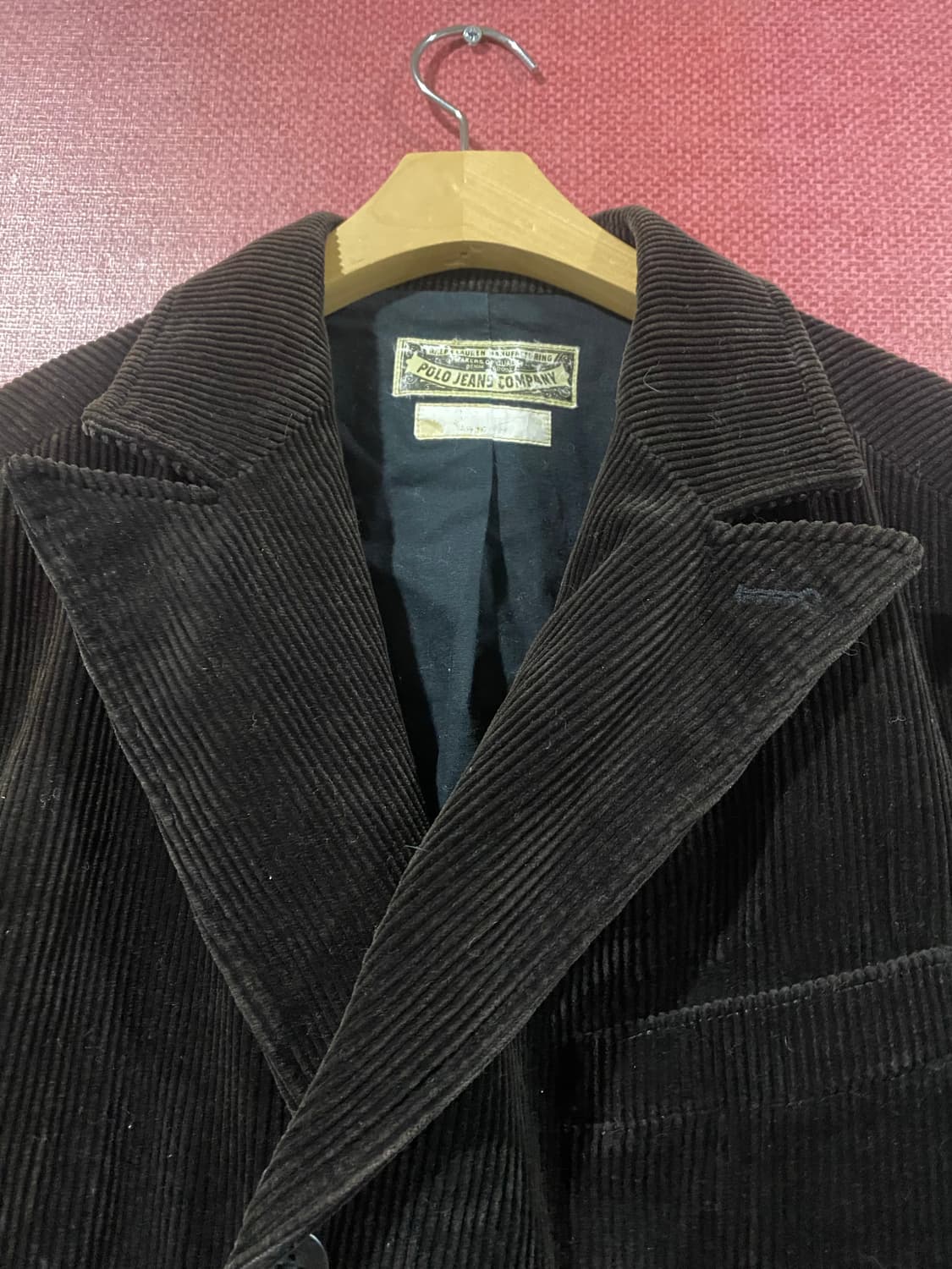 폴로 코듀로이 더블 브레스트 코트 M 상품이미지2