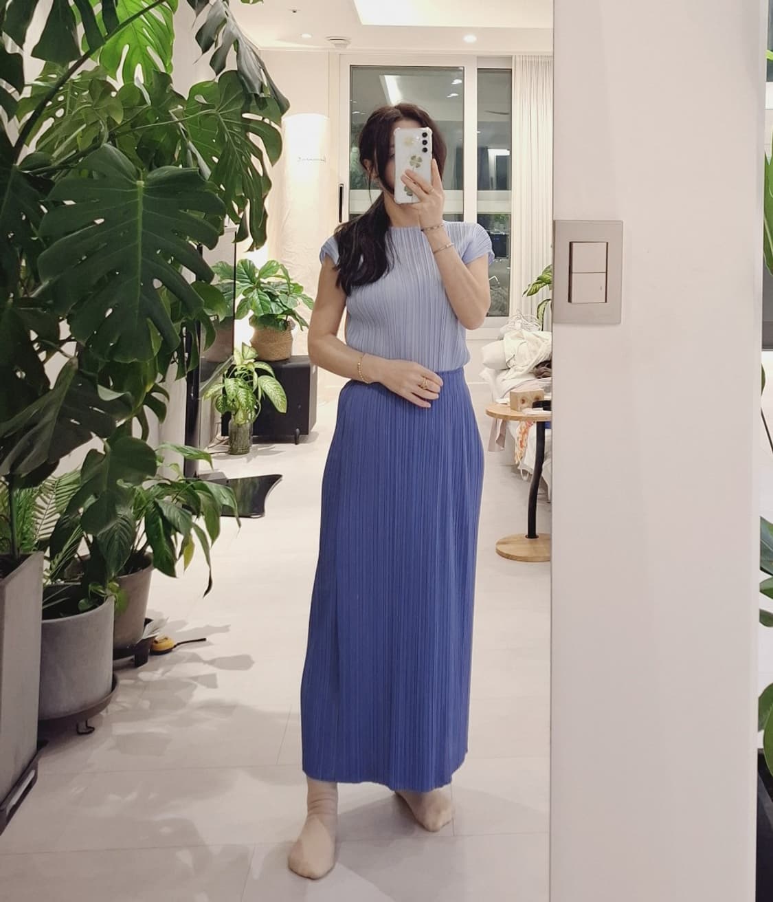 플리츠플리즈 sway먼슬리탑 이세이미야케 상품이미지6