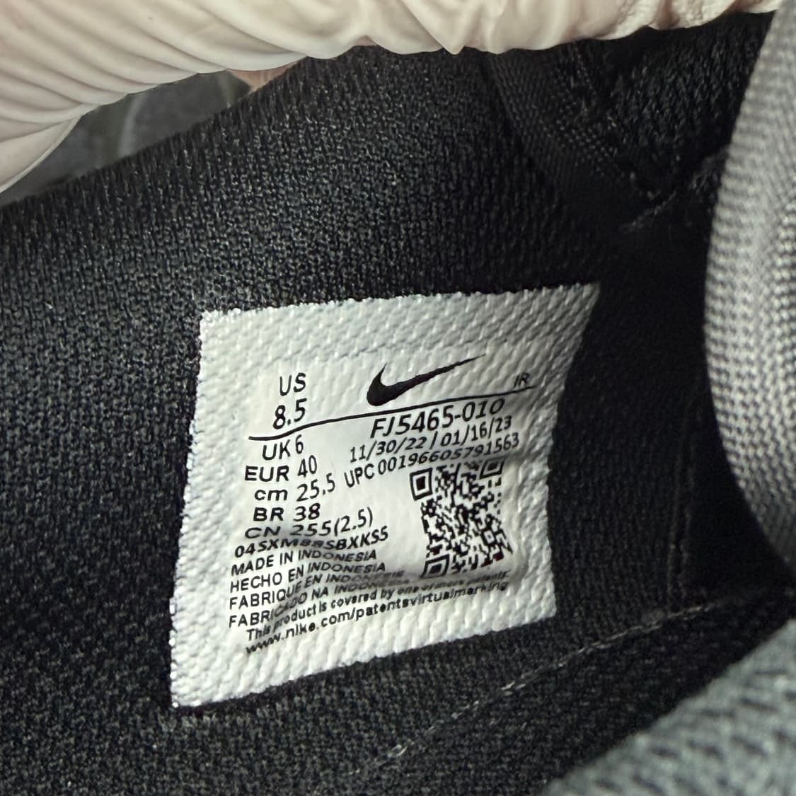 255) 나이키 우먼스 코르테즈 프리미엄 블랙 상품이미지7