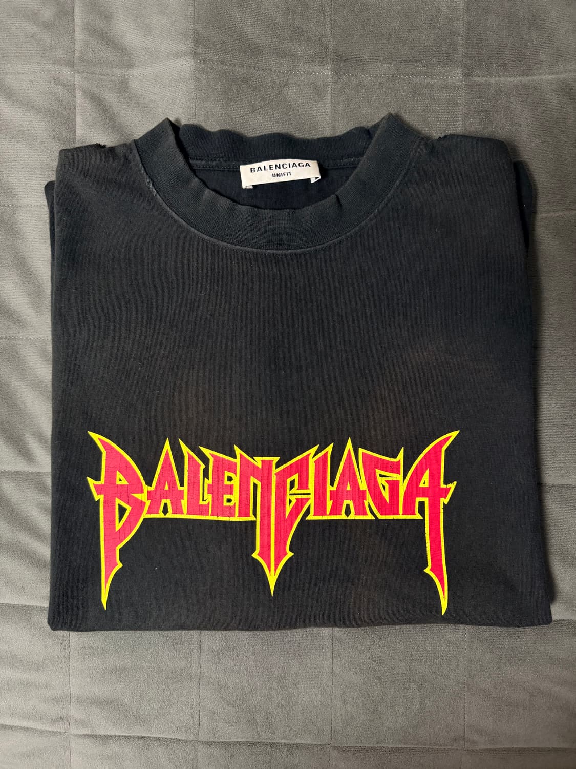 발렌시아가 메탈리카 로고 반팔 상품이미지1