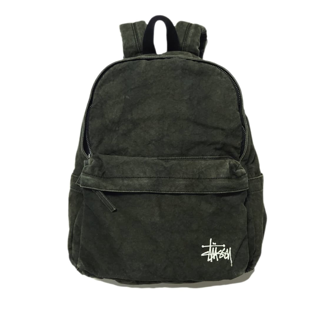 스투시 Stussy 워시드 캔버스 백팩 그린 상품이미지2