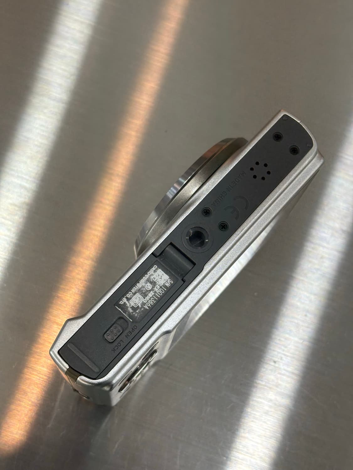 날짜표시)카시오 엑슬림 zs-160 실버 빈티지디카 상품이미지7