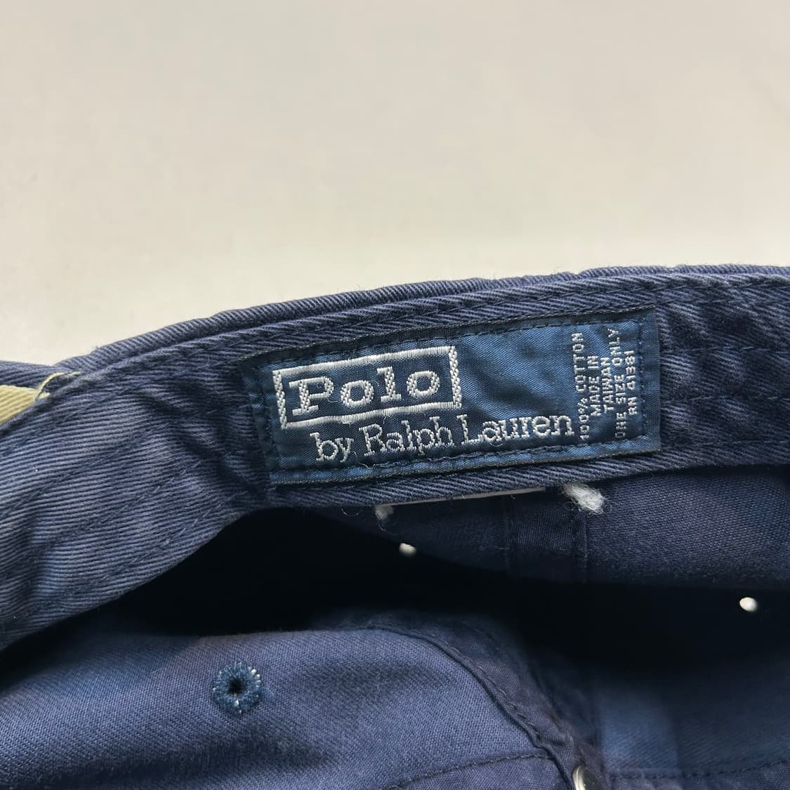 폴로 랄프로렌 네이비 볼캡 모자 가죽스트랩 정품 상품이미지8