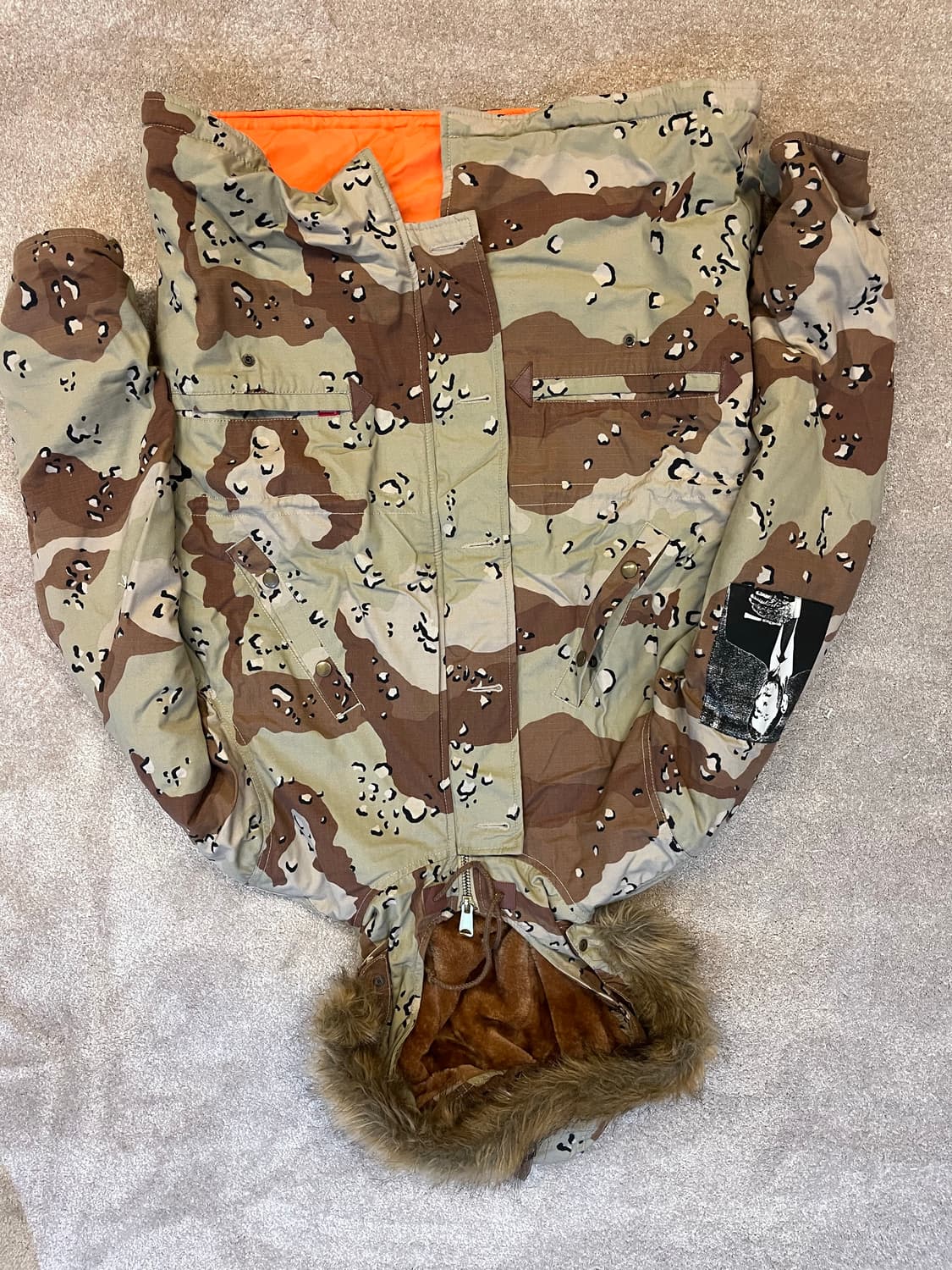 슈프림 데저트 카모 패딩자켓 상품이미지3