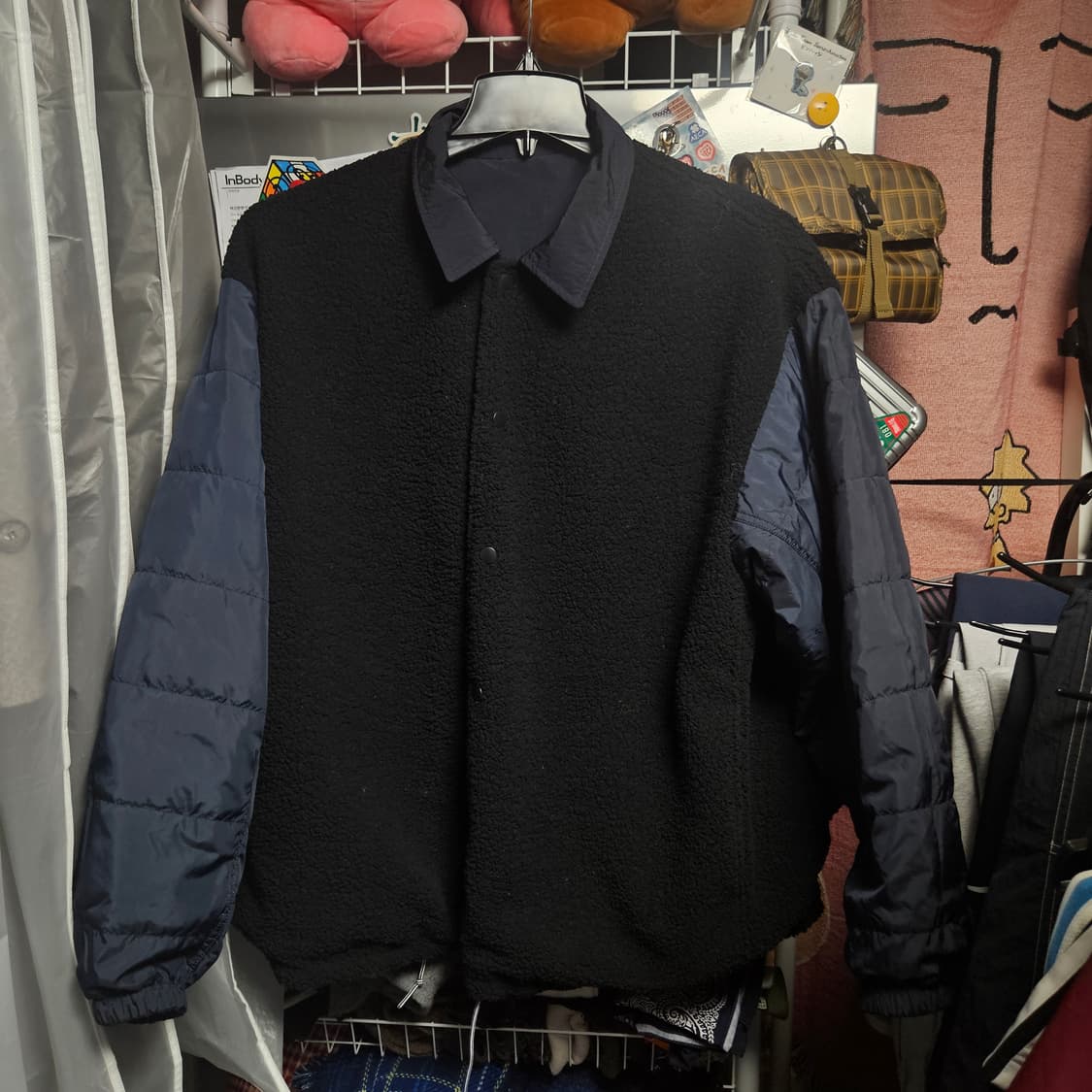 (M)나나미카 리버시블 윈드자켓 다크네이비 팝니다. 상태좋아요. 상품이미지6