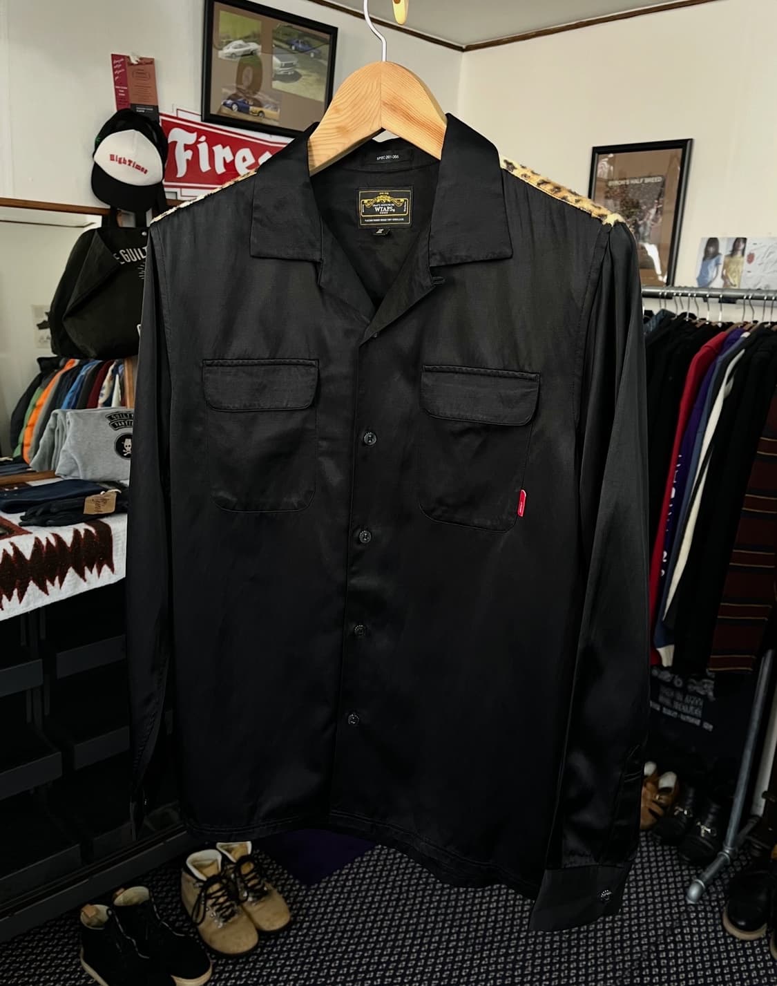 더블탭스 레오파드 셔츠 상품이미지1