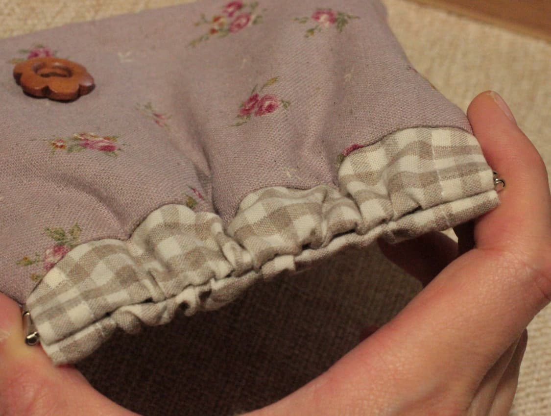 핸드메이드 톤다운 퍼플 바네 파우치 상품이미지7