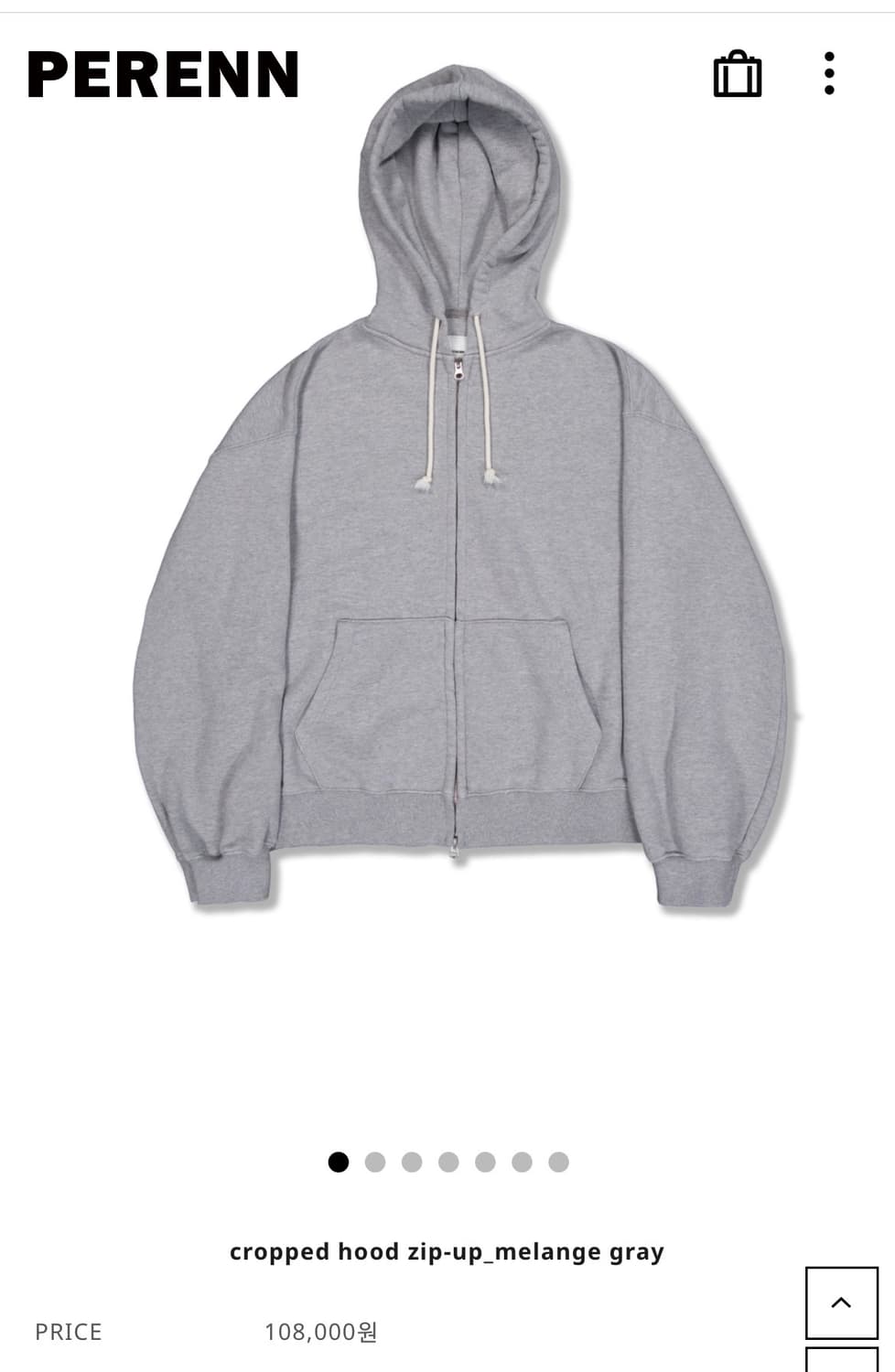 퍼렌 후드집업 새상품 상품이미지2