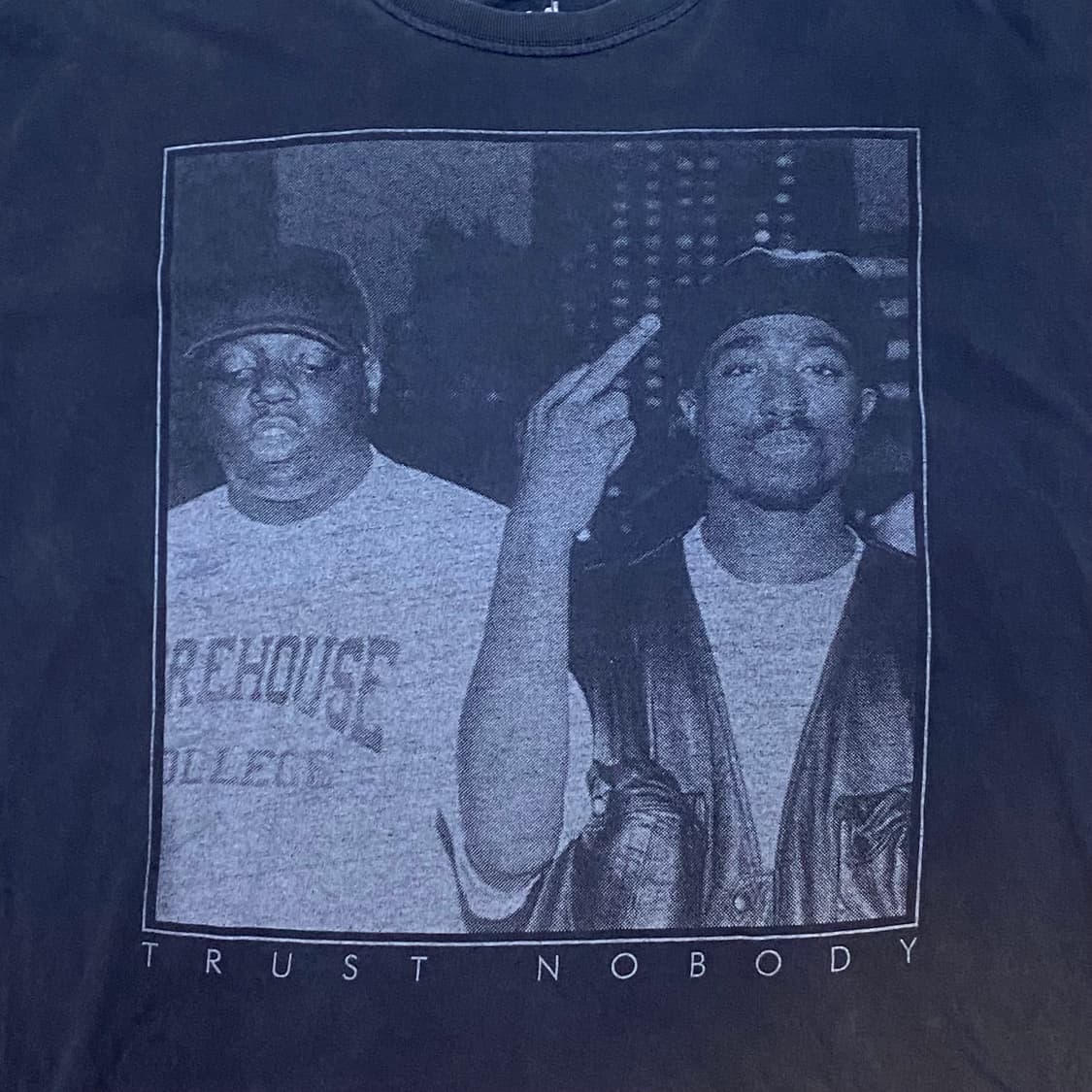레어) 미국 빈티지 비기투팍 프린팅 힙합티셔츠 반팔티 상품이미지4