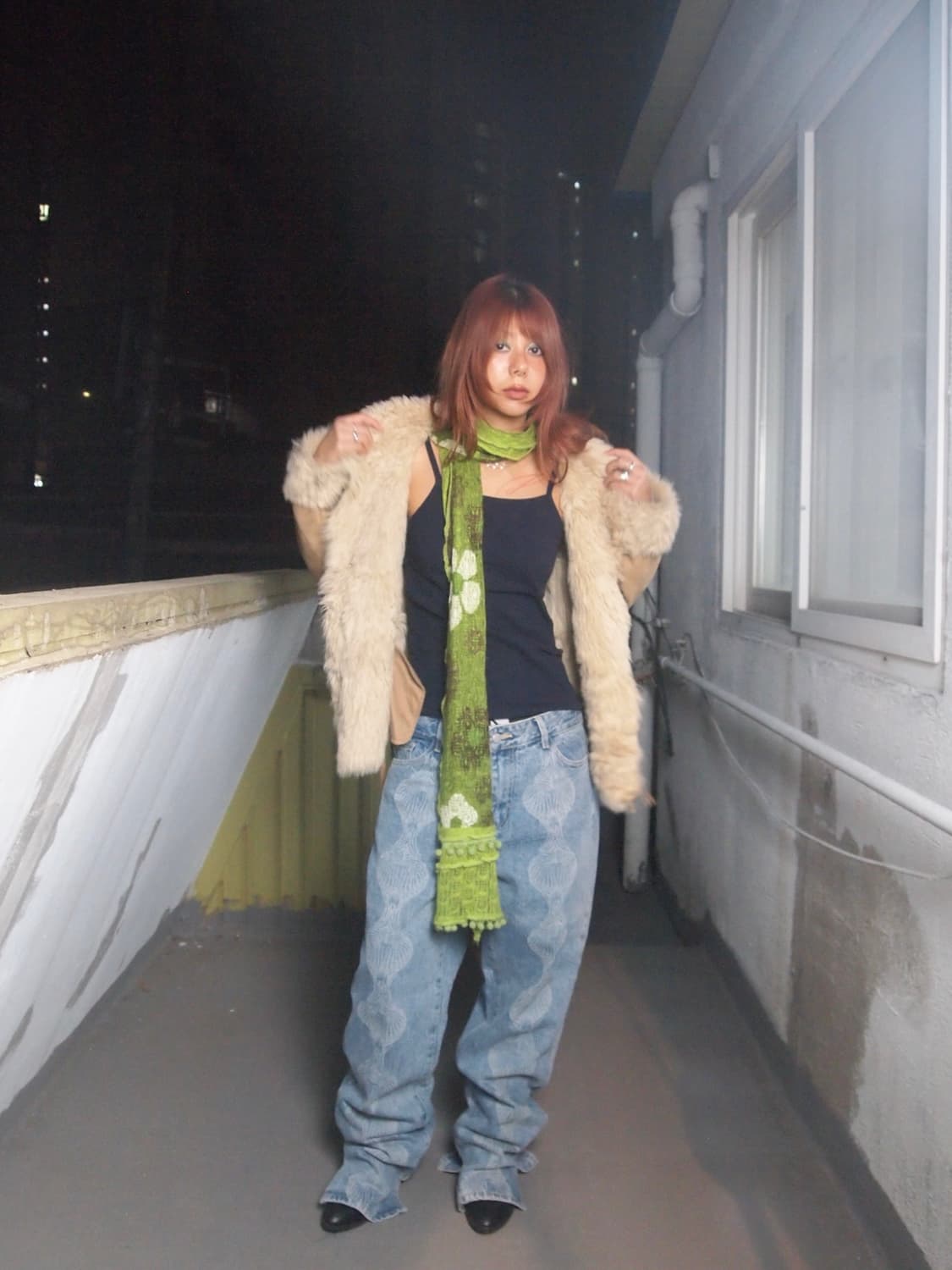 빈티지 리본 무스탕 상품이미지1