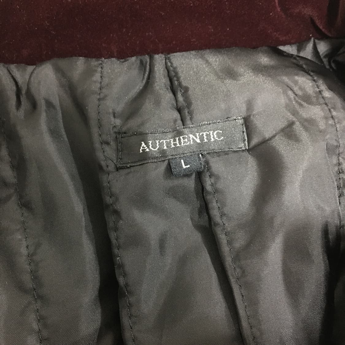 Authentic펑크 벨벳 후드 코트 상품이미지8