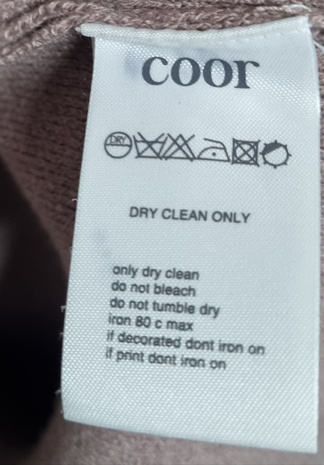 M ) coor 쿠어 인디핑크 울/캐시미어 니트 상품이미지4