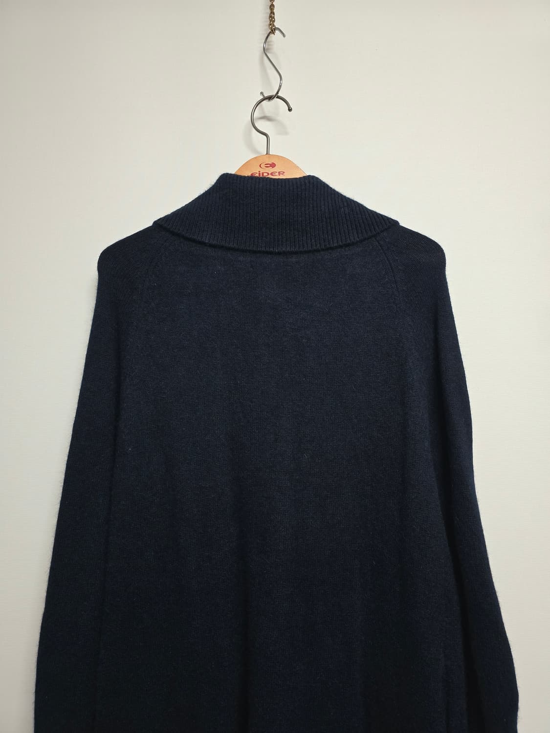 라씨엔토 네이비 롱 가디건 양모혼방 상품이미지6