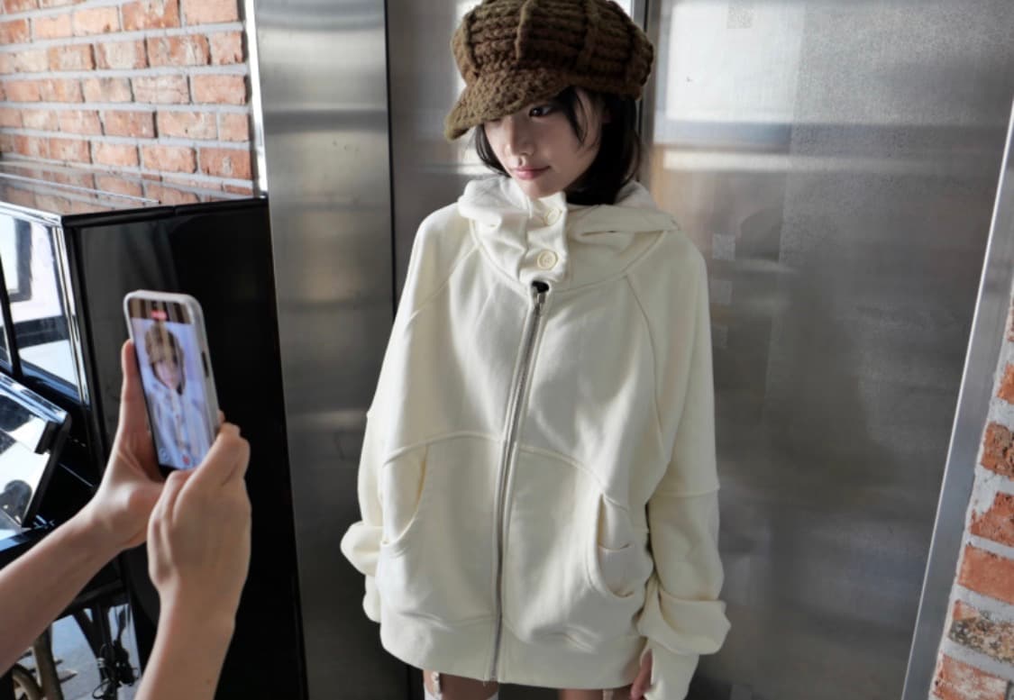 베이비랩 에그쉘 후디 바닐라 팔아요 상품이미지1