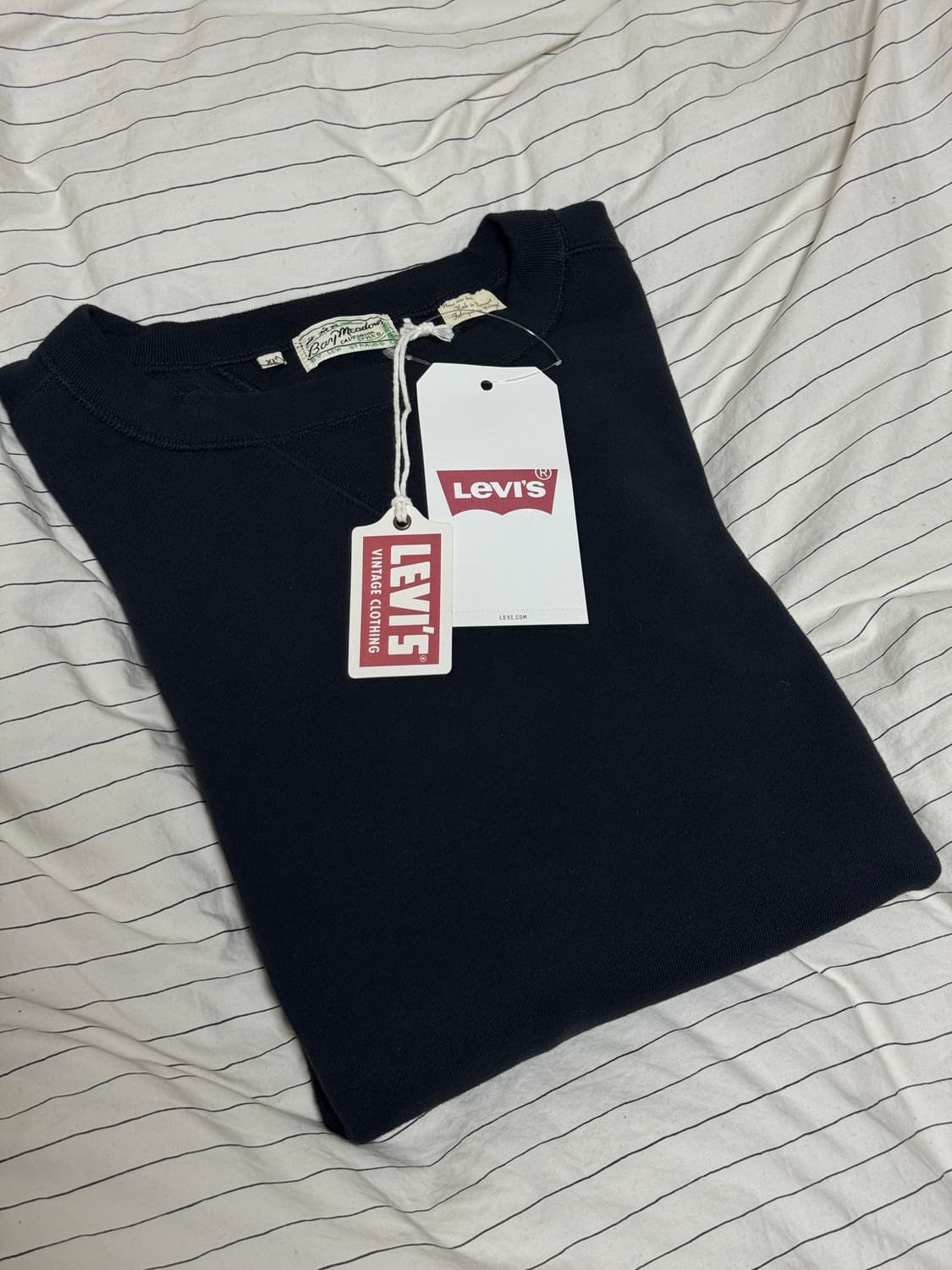 [XL] 리바이스 LVC 베이 메도우 스웻셔츠 블랙 상품이미지4