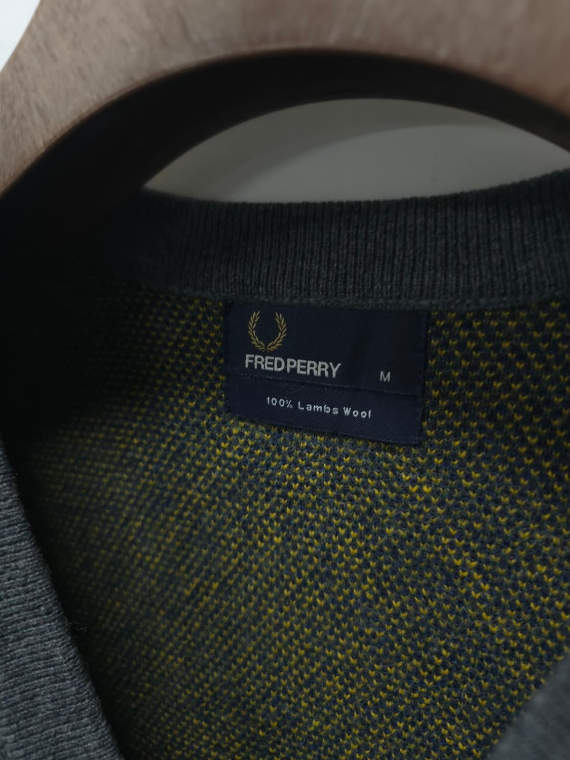 프레드페리 남성 램스울 가디건 M 상품이미지5