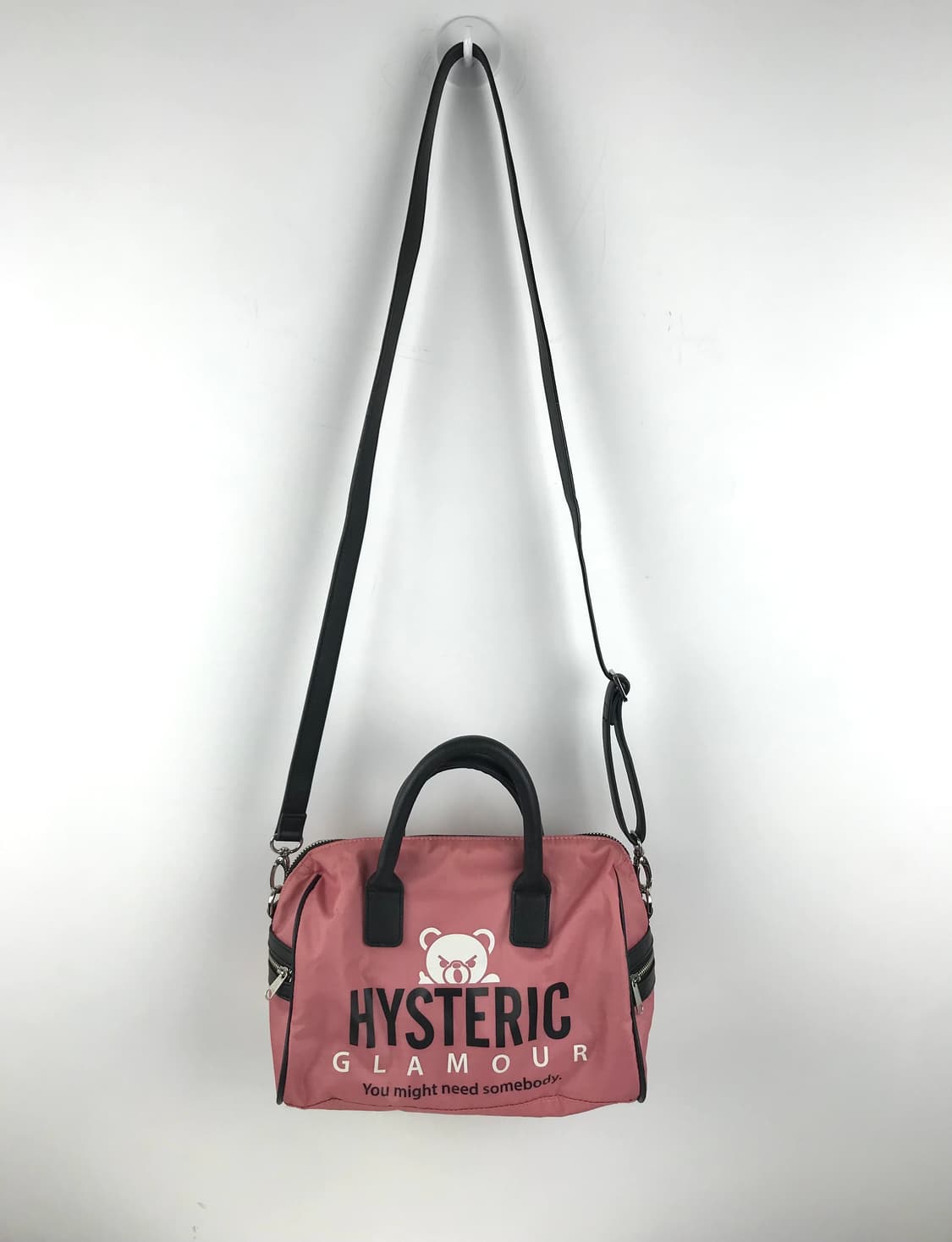 히스테릭글래머 히글 퍽베어 핑크 토트백 보스턴백 크로스백 빈티지갸루가방 상품이미지7