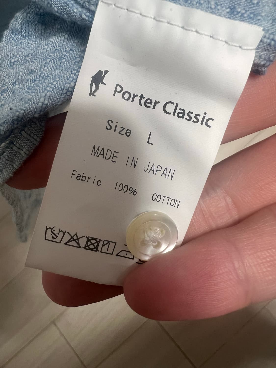 포터클래식 롤업셔츠 L 상품이미지3