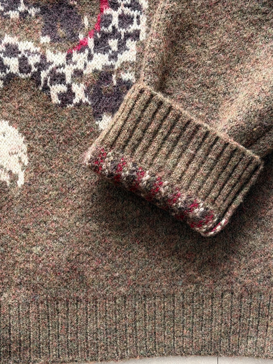 STU dragon 자카드 니트  상품이미지3