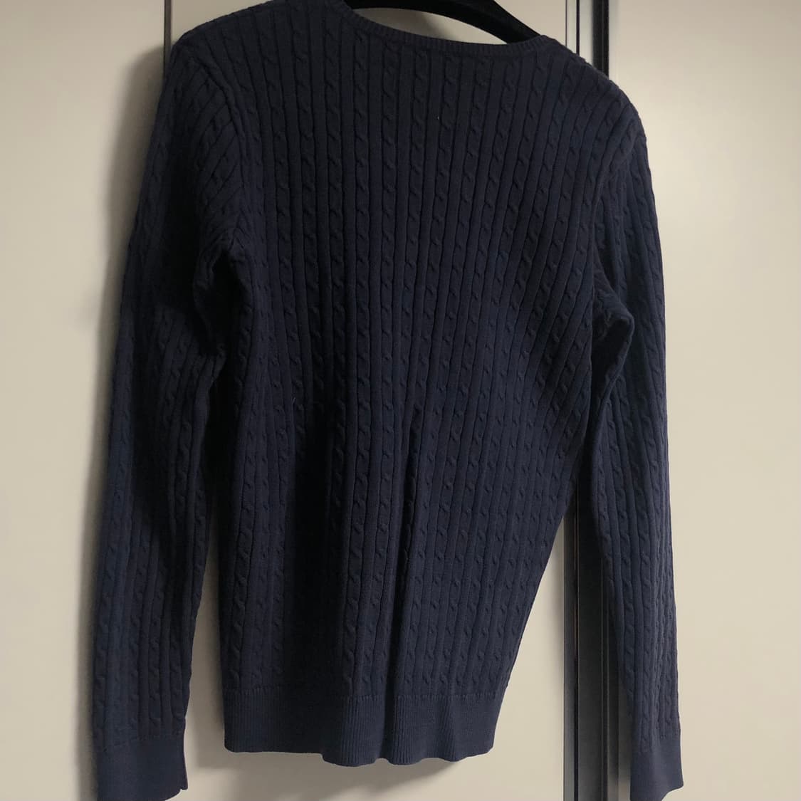 폴로 네이비 케이블 꽈배기 가디건 상품이미지4