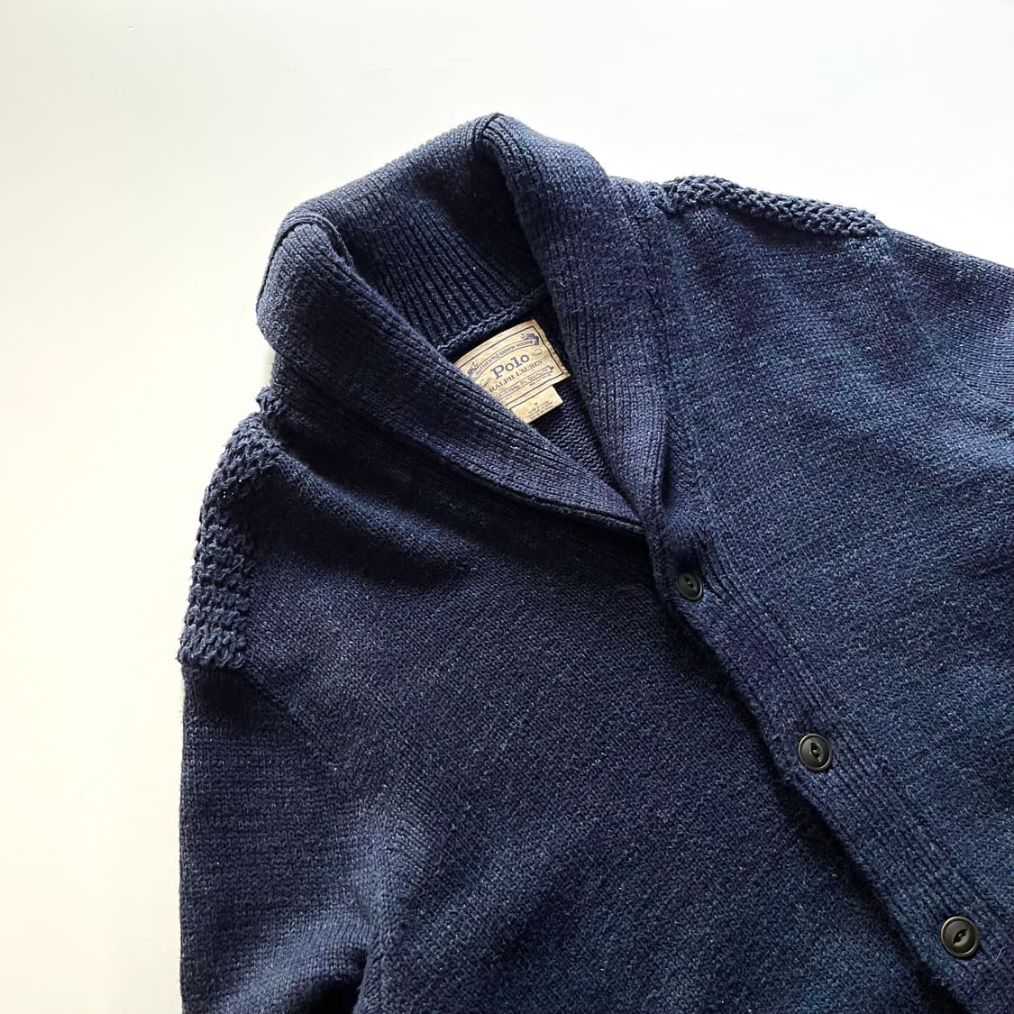 [100] 폴로 랄프로렌 헤비 코튼 숄카라 가디건 상품이미지3