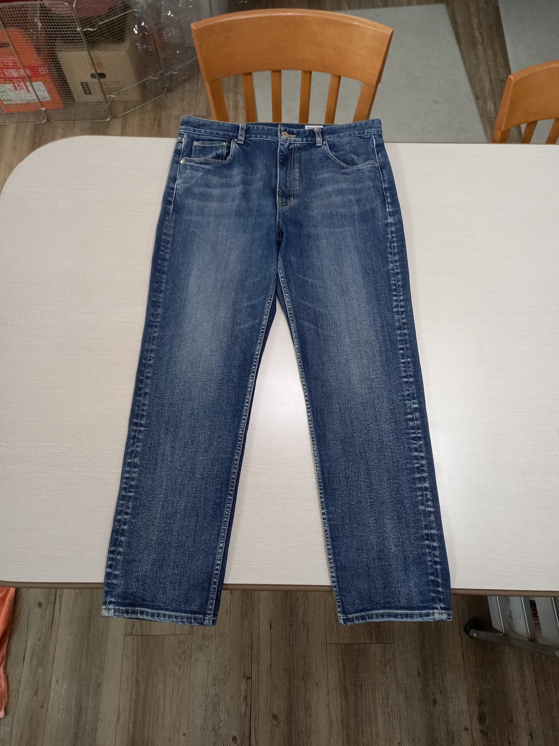 33 Mod9 Kor Mod4 워싱 스판 슬림일자진 33-433 상품이미지1