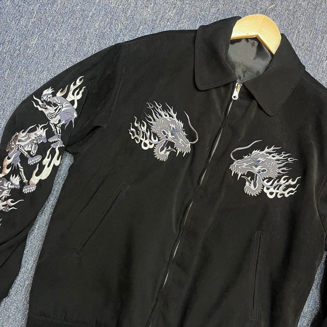 MPQ 스카쟌 벨벳 리버시블 자켓 상품이미지2