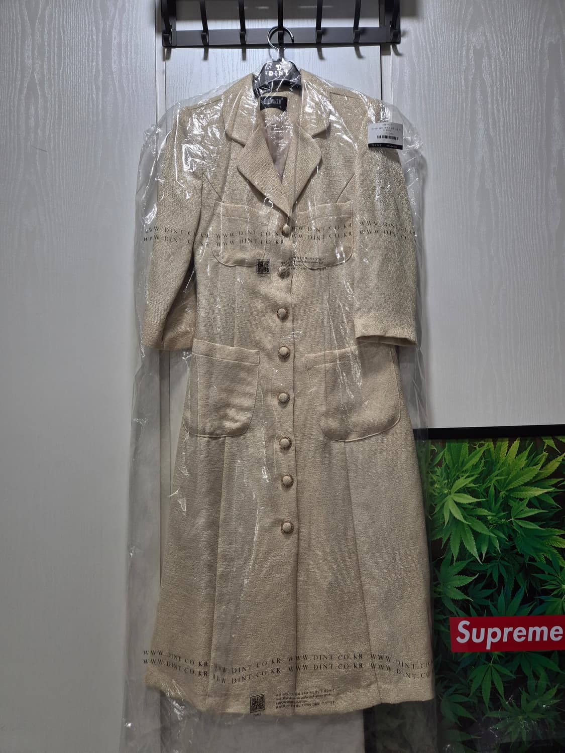 (세일)(새상품)딘트 롱 트위드 원피스 상품이미지2