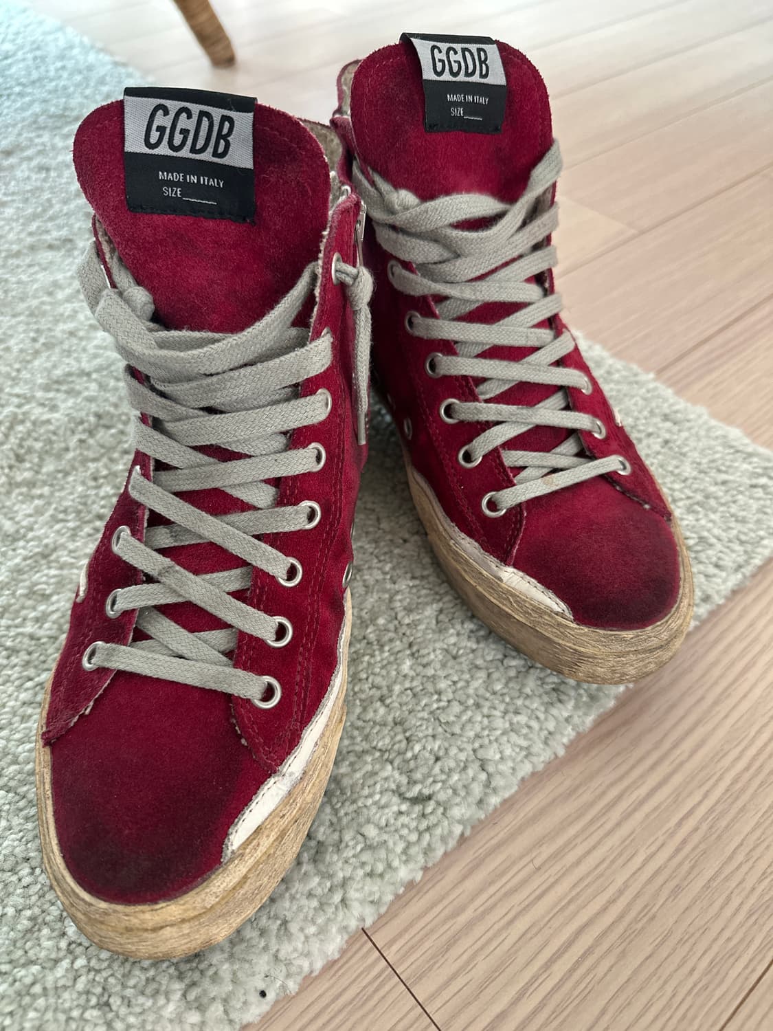 🍒 [판매] 골든구스 프란시 스웨이드 레드 (GGDB Francy) 상품이미지1