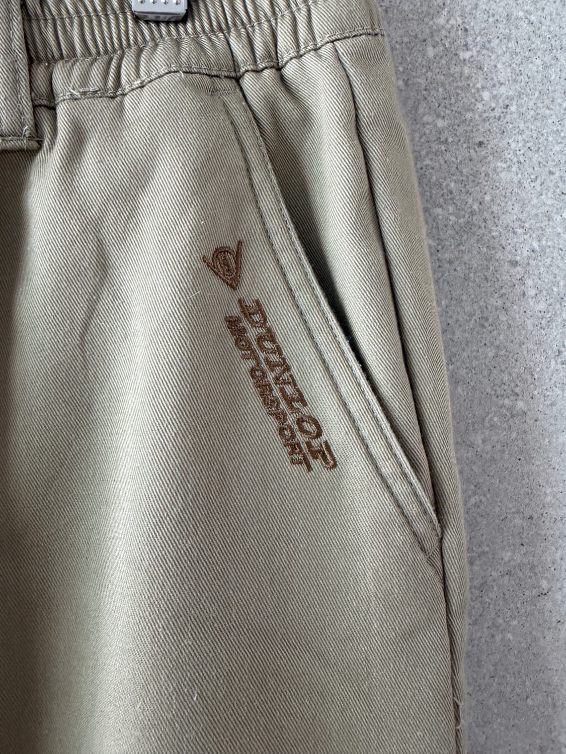 던롭 모터스포츠 남성 면바지 베이지 안감기모 상품이미지2