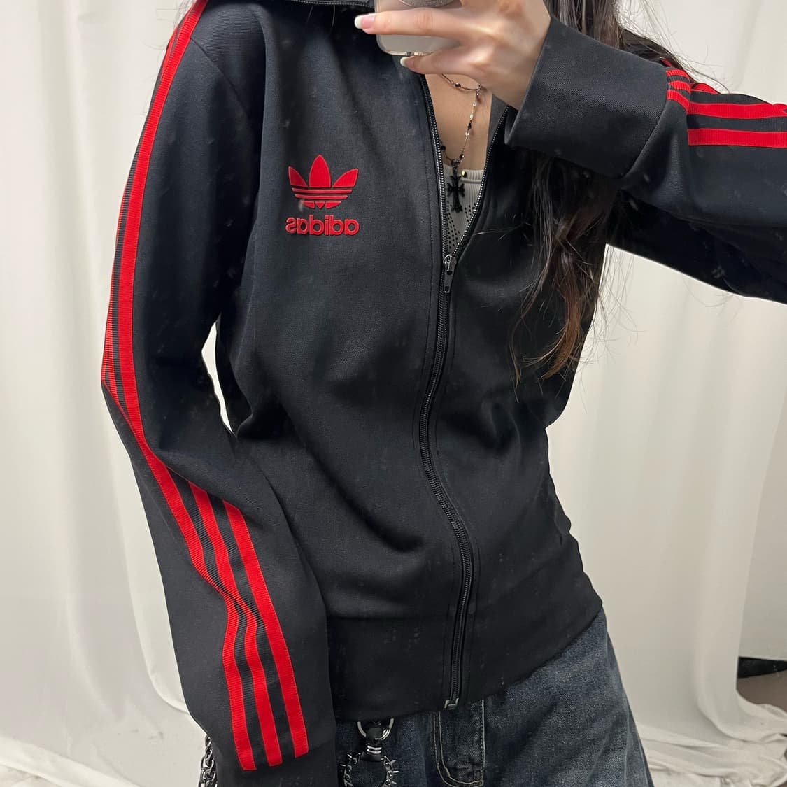 Adidas black red Europa jersey 상품이미지3