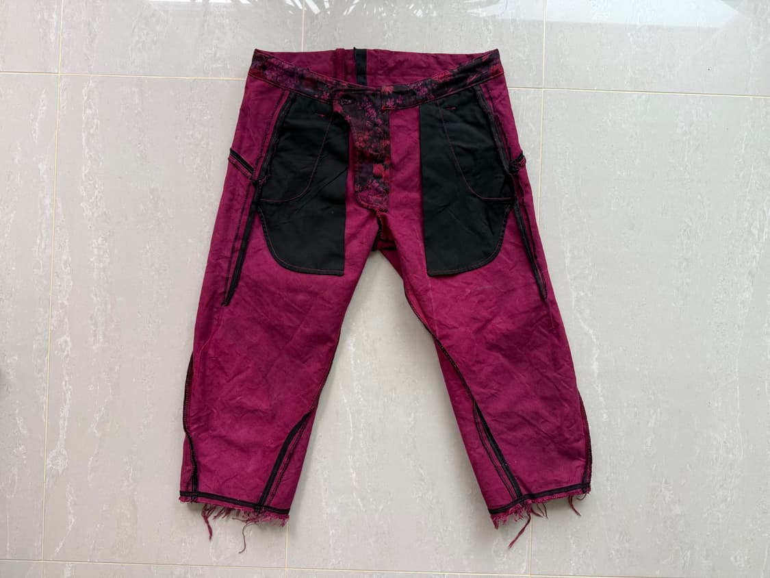 Zambarrett burgundy shorts 상품이미지9