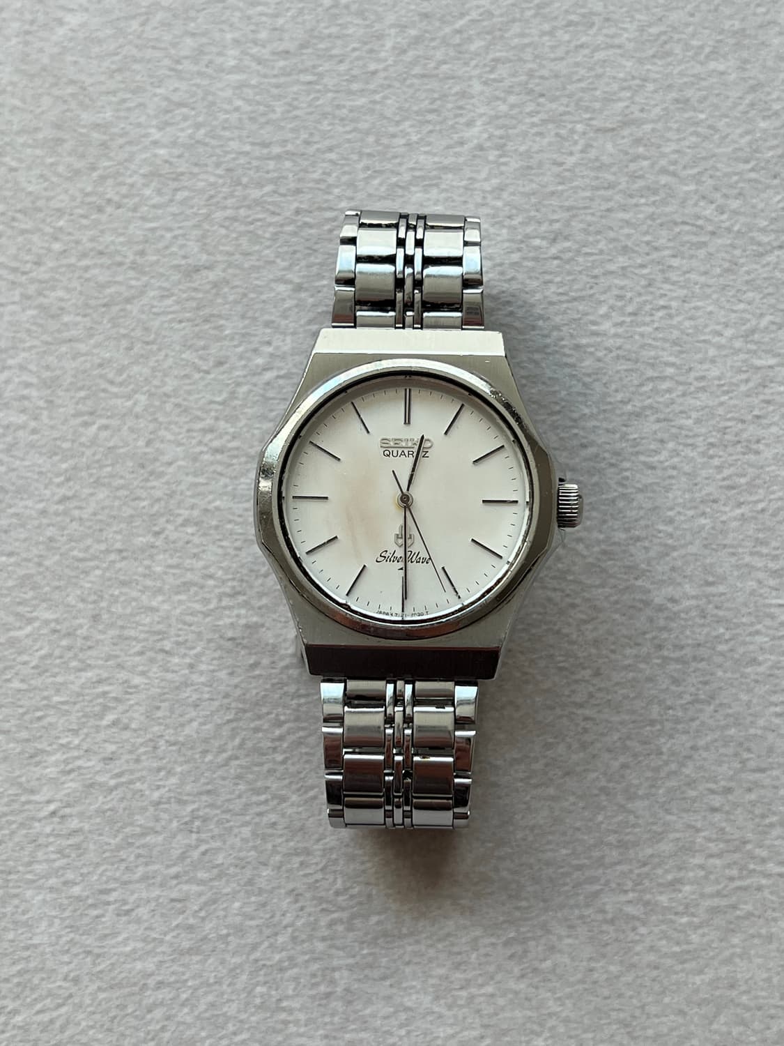 세이코 실버웨이브 쿼츠 7121-7030 빈티지 상품이미지4