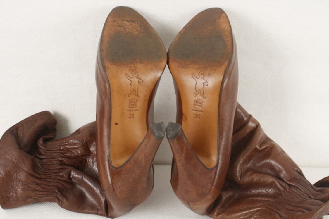 Marni 셔링 레더 부츠 상품이미지6