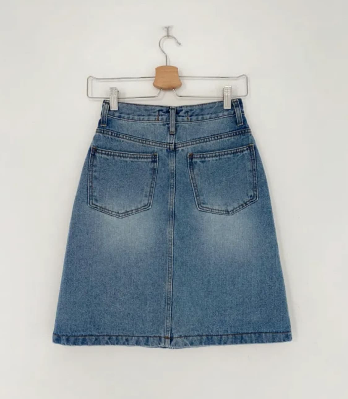 midi denim skirt 상품이미지1