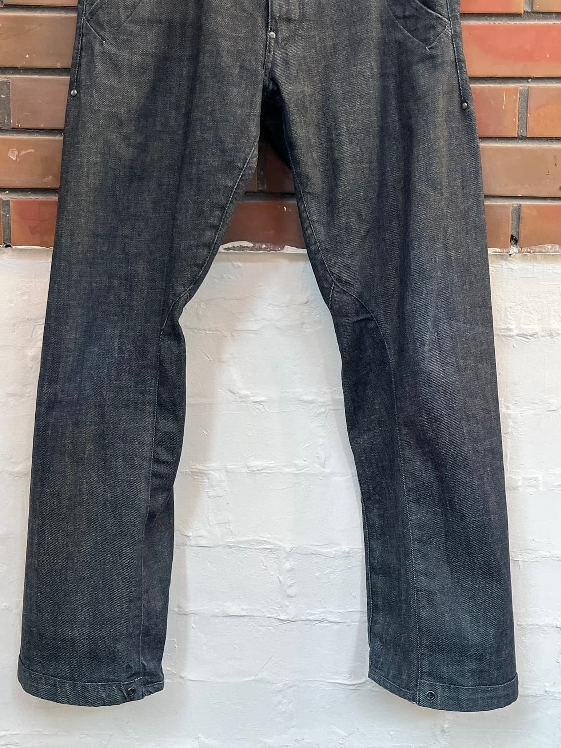 G-star Raw 더블 신치 벨트 크롭 데님진 32x30 상품이미지5