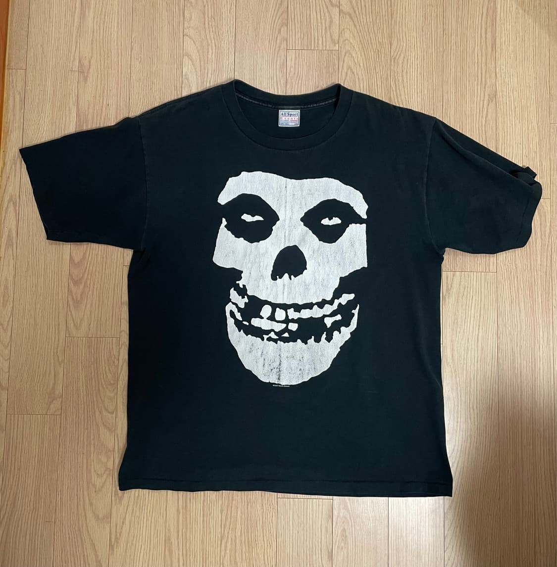 90s misfits ghost t shirt 미스핏츠 빈티지 밴드티 상품이미지1