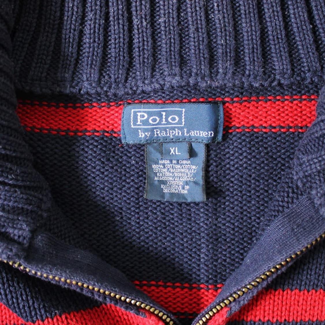 Polo 폴로 랄프로렌 스트라이프 니트 하프집업 상품이미지5
