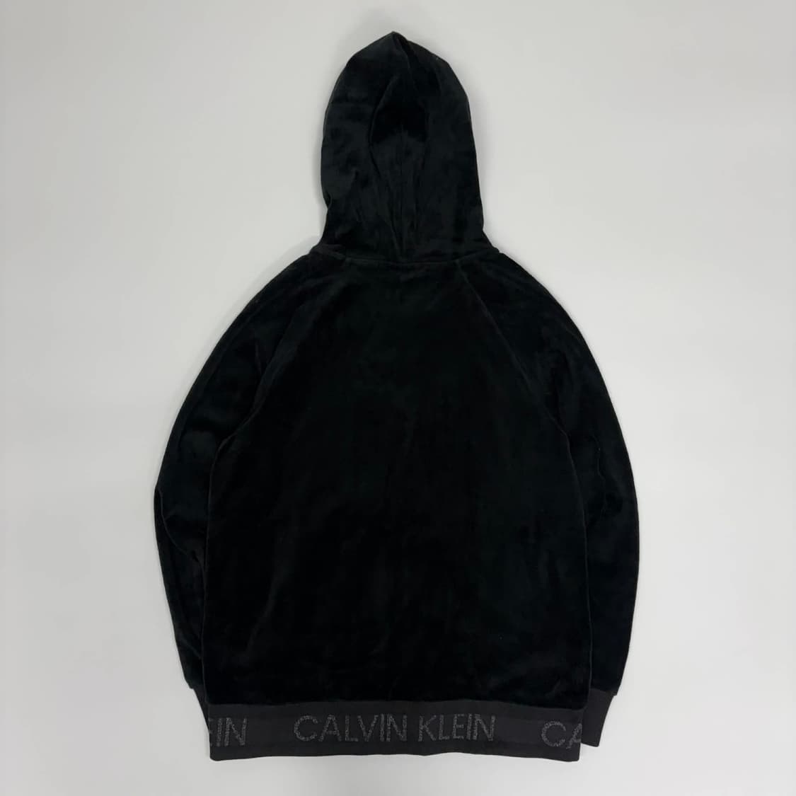 캘빈클라인 벨루어 벨벳 걸즈 후드집업 희귀져지 상품이미지3