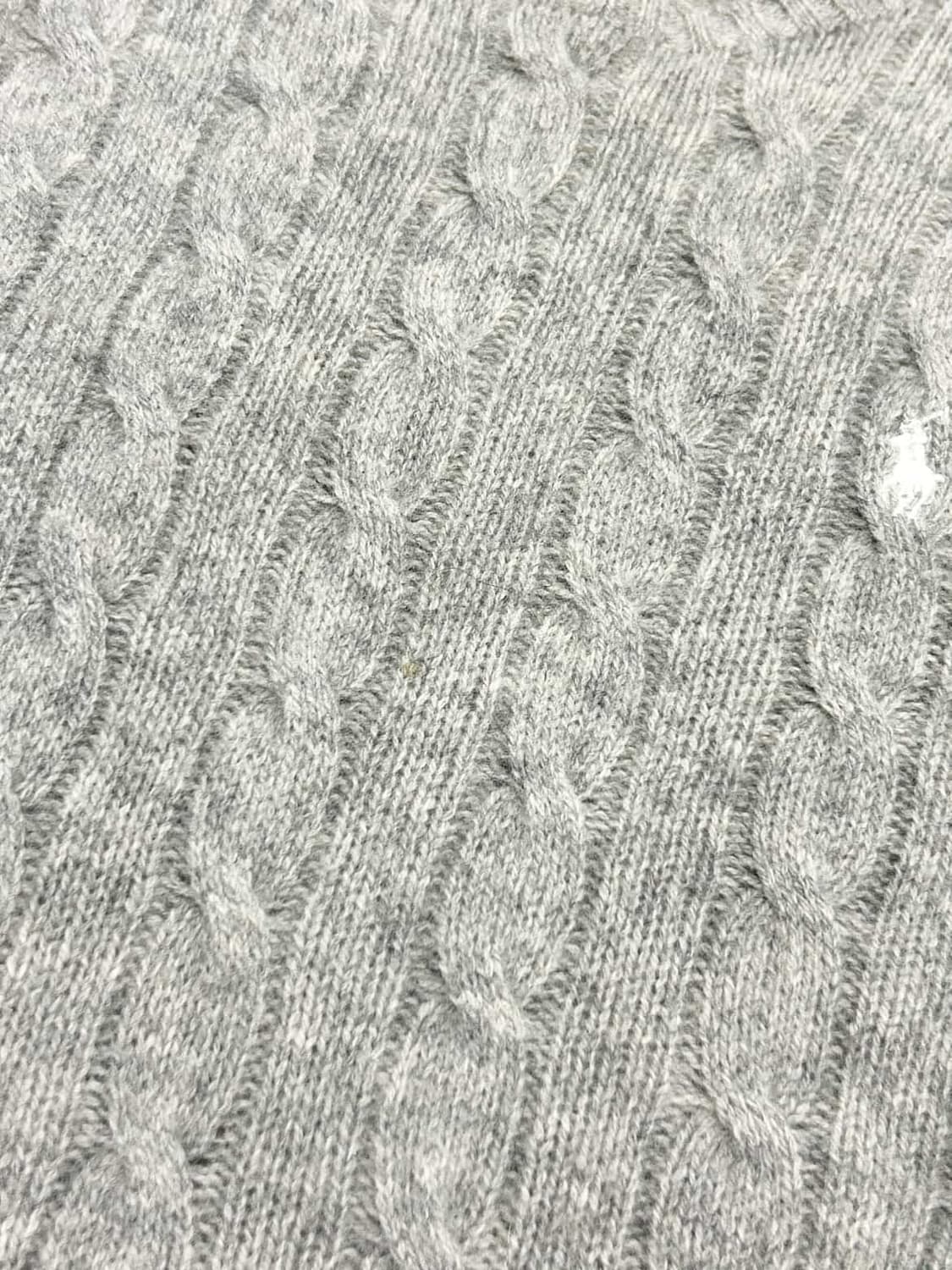 폴로 화이트포니 캐시혼방 케이블 니트 상품이미지9