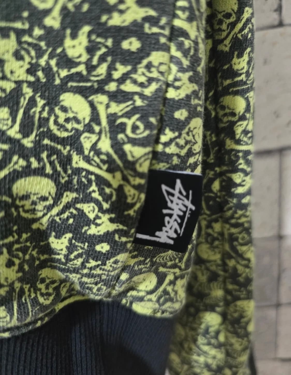 스투시 본즈 풀오버 후드티 L Vintage Bones Hoodie 상품이미지2