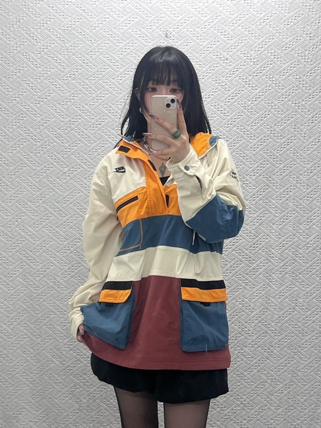 나이키 올드스쿨 레트로 트러커 바람막이 아노락 XL C11957 상품이미지1