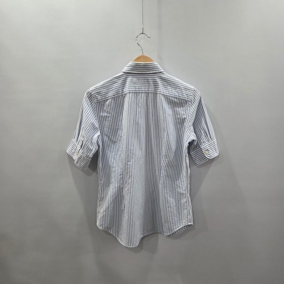 폴로랄프로렌 우먼 버튼다운 스트라이프 반팔셔츠 S 상품이미지5