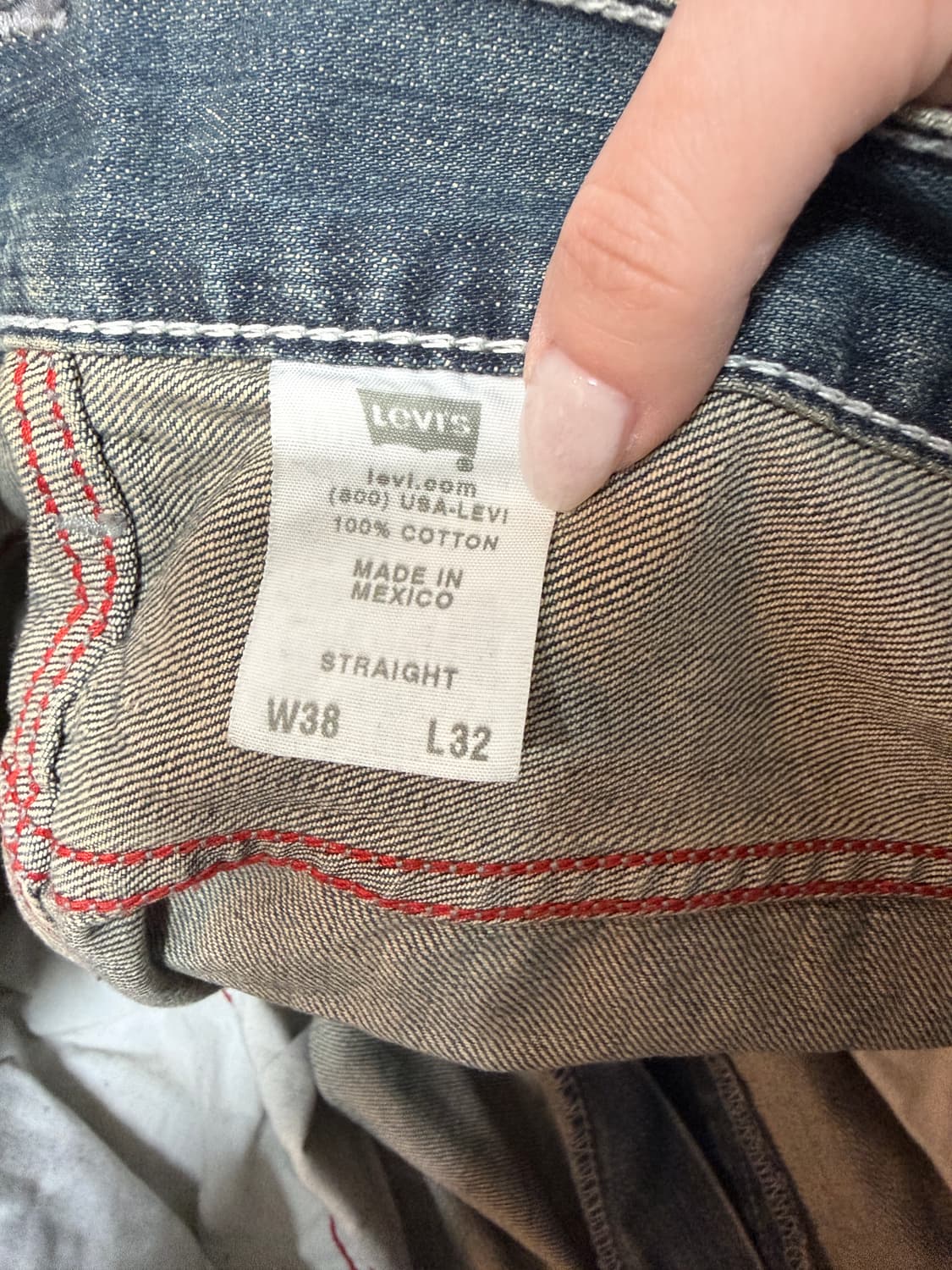 (새상품)리바이스 레드와이어 데님 팬츠 남성 38x32 상품이미지8