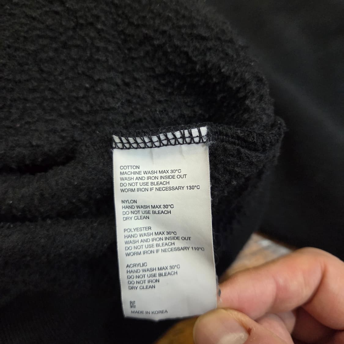 키르시 빈티지 빅체리 블랙 맨투맨 상품이미지5