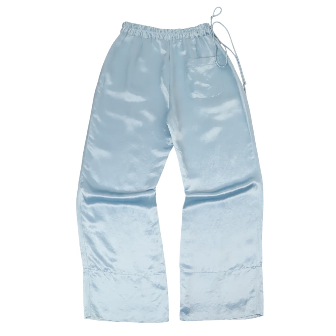 아크네스튜디오 새틴 블루 드로스트링 팬츠 상품이미지4