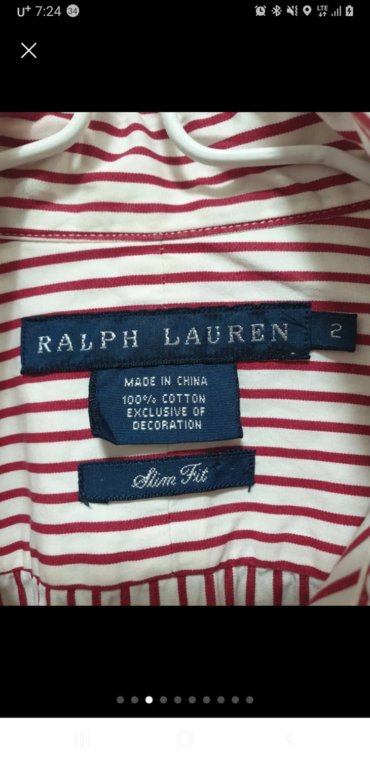 폴로랄프로렌 스트라이프 셔츠 2사이즈(44) 상품이미지3