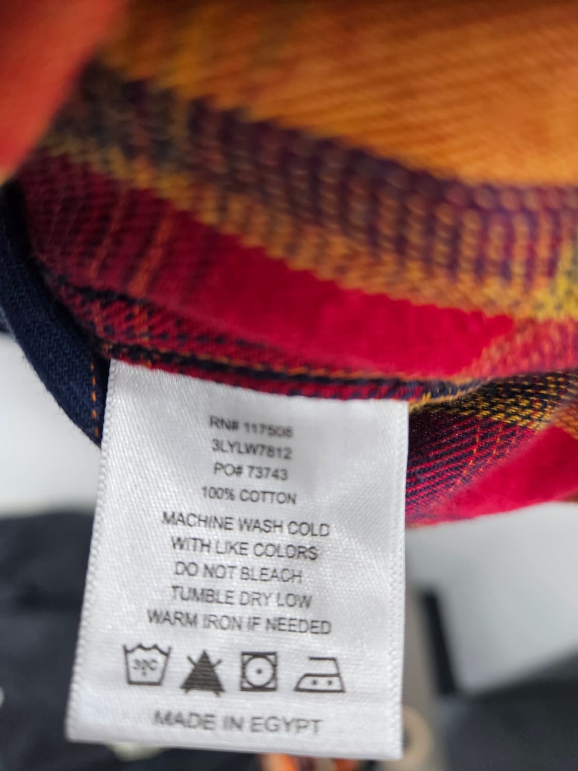 리바이스 빈티지 웨스턴 체크 셔츠 상품이미지4